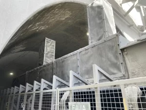 DustScrape System-Installation in Peru.